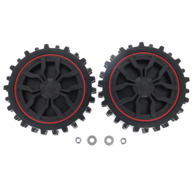 LOT DE DEUX ROUES AVANT POUR ROBOT DE TONTE PARKSIDE PERFORMANCE - REF: 92000236