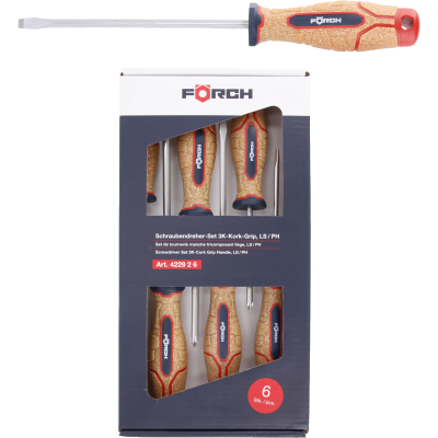 SET DE TOURNEVIS MANCHE TRICOMPOSANT LIEGE - LS/PH - REF:...