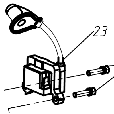 BOBINE D'ALLUMAGE POUR DEBROUSSAILLEUSES PARKSIDE PERFORMANCE - REF: 91120905