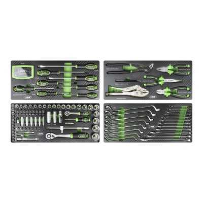 BOÎTE À OUTILS MÉTALLIQUE DE 143 PIÈCES – FINITION ZINGUÉE