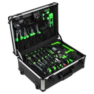 MALETTE EN ALUMINIUM DE 159 PIÈCES ET OUTILS 1/4" ET 1/2" ZINGUÉS
