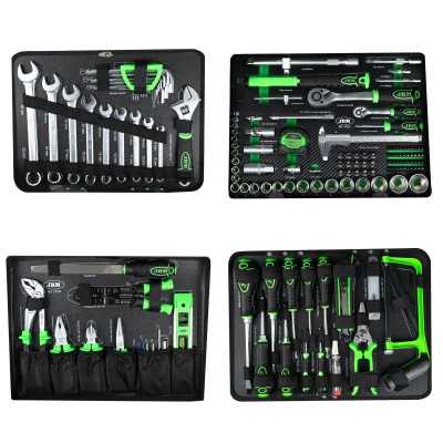 MALETTE EN ALUMINIUM DE 159 PIÈCES ET OUTILS 1/4" ET 1/2" ZINGUÉS