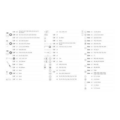 COFFRET À OUTILS DE 216 PIÈCES AVEC DOUILLES 12 PANS 1/4", 3/8" ET 1/2" – FINITION ZINGUÉE