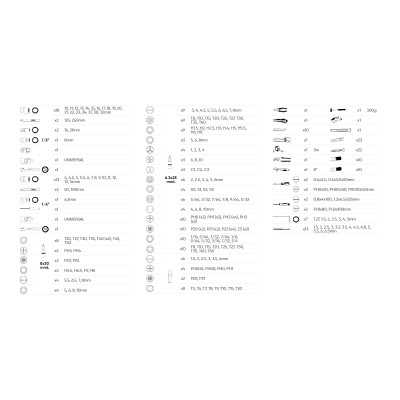 COFFRET À OUTILS DE 302 PIÈCES AVEC DOUILLES HEXAGONALES 1/2" ET 1/4" – FINITION ZINGUÉE