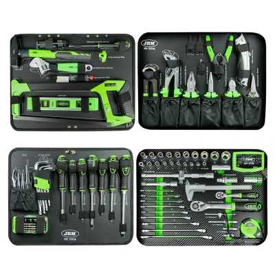 MALETTE EN ALUMINIUM DE 135 PIÈCES ET OUTILS 1/4" ET 1/2" ZINGUÉS