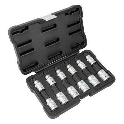 SET DE 12 EMBOUTS HEXAGONAUX 1/2"