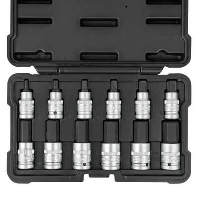 SET DE 12 EMBOUTS HEXAGONAUX 1/2"