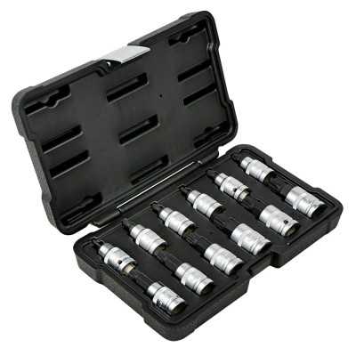 SET DE 12 EMBOUTS 12 PANS 1/2"