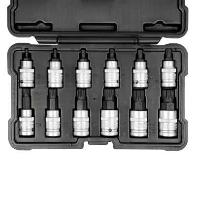 SET DE 12 EMBOUTS 12 PANS 1/2"