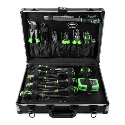 MALETTE EN ALUMINIUM DE 109 PIÈCES ET OUTILS 1/4" ET 1/2" ZINGUÉS
