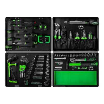 MALETTE EN ALUMINIUM DE 109 PIÈCES ET OUTILS 1/4" ET 1/2" ZINGUÉS