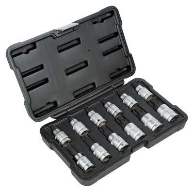 SET DE 12 EMBOUTS TORX 1/2"
