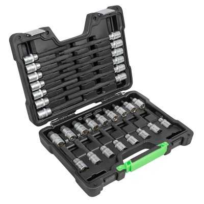 COFFRET D’EMBOUTS 1/2" POUR VIS HEXAGONALES 30 PIÈCES