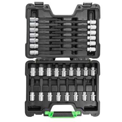 COFFRET D’EMBOUTS 1/2" POUR VIS HEXAGONALES 30 PIÈCES