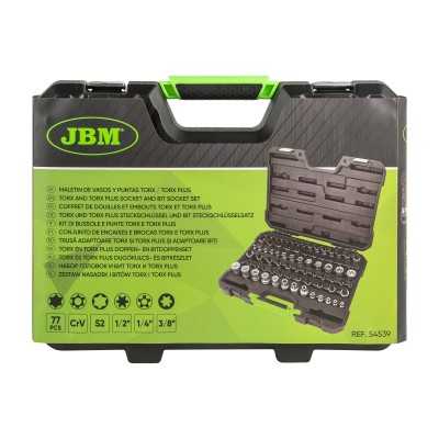 COFFRET D’OUTILS DE 77 PIÈCES AVEC DOUILLES ET EMBOUTS TORX/TORX PLUS