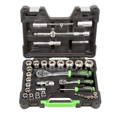 COFFRET D'OUTILS DE 37 PIÈCES ZINGUÉES