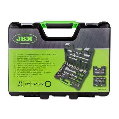 COFFRET D'OUTILS DE 37 PIÈCES ZINGUÉES