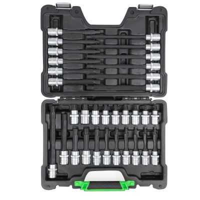 BOÎTE D’OUTILS DE 32 PIÈCES AVEC EMBOUTS RIBE 1/2"