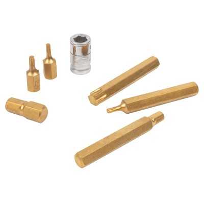 COFFRET D’OUTILS DE 55 PIÈCES AVEC EMBOUTS HEXAGONAUX, 12 PANS ET TORX ET ADAPTATEURS 1/2" ET 3/8"