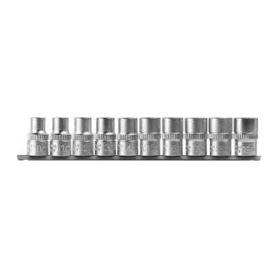 SET DE 10 DOUILLES 12 PANS 1/2"