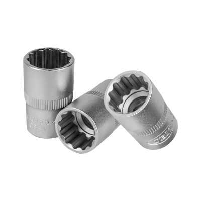 SET DE 10 DOUILLES 12 PANS 1/2"