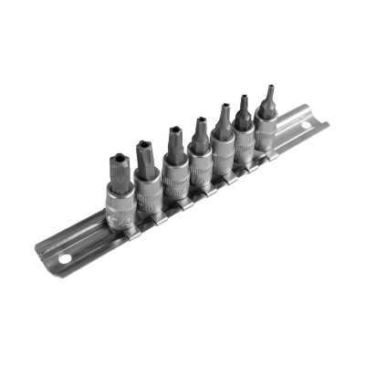 SET DE 7 EMBOUTS TS INVIOLABLES À 5 DENTS AVEC DOUILLE 1/4"