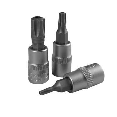 SET DE 7 EMBOUTS TS INVIOLABLES À 5 DENTS AVEC DOUILLE 1/4"