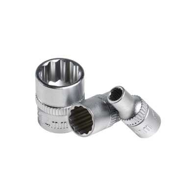 SET DE 13 DOUILLES 12 PANS 1/4"
