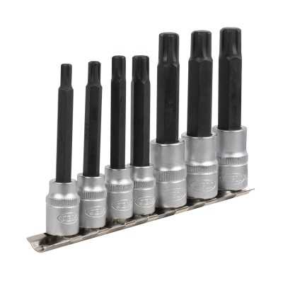 SET DE 7 EMBOUTS RIBE AVEC DOUILLES 1/2" ET 3/8"