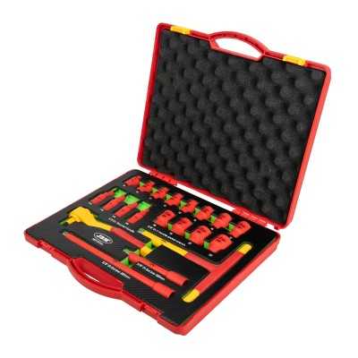 COFFRET D'OUTILS ISOLANTS 20 PIÈCES DE 3/8"