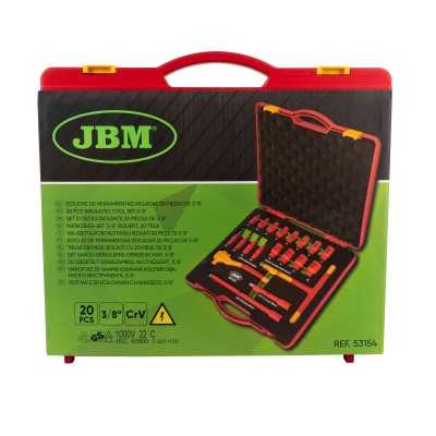 COFFRET D'OUTILS ISOLANTS 20 PIÈCES DE 3/8"
