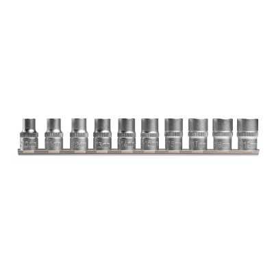 SET DE 10 DOUILLES HEXAGONALES 1/2"