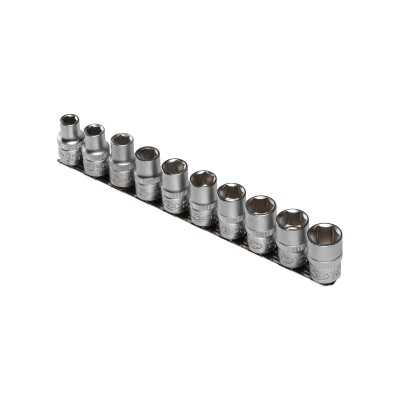 SET DE 10 DOUILLES HEXAGONALES 1/2"