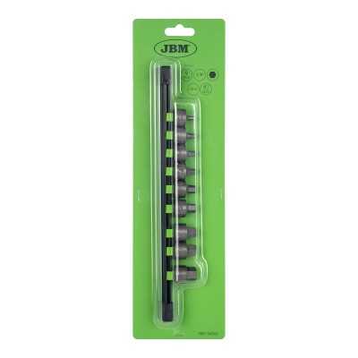SET DE 9 EMBOUTS ALLEN COURTS AVEC DOUILLE 3/8"