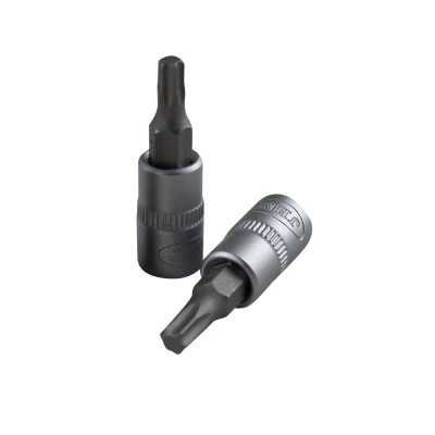 SET DE 18 EMBOUTS PHILLIPS, PLAT, ALLEN ET TORX AVEC DOUILLE 1/4"