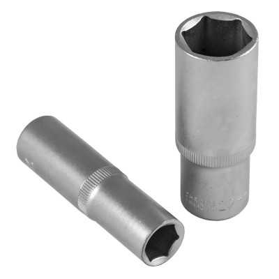 DOUILLE 1/2" 6 PANS 75MM LONG, 17MM