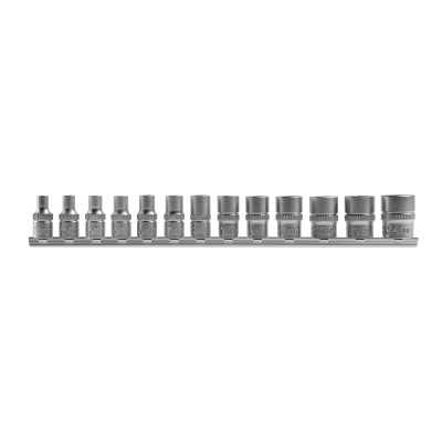 SET DE 13 DOUILLES HEXAGONALES 1/4"
