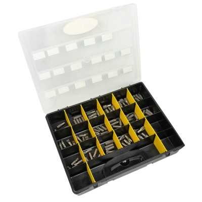 COFFRET DE 85 EMBOUTS PHILLIPS, PLAT, ALLEN ET TORX