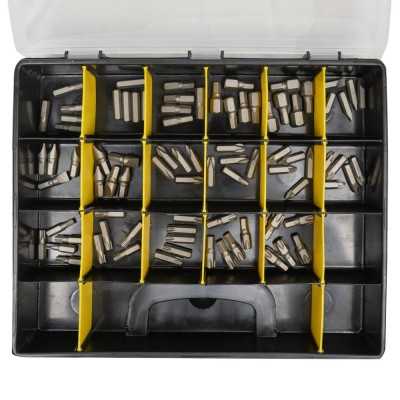 COFFRET DE 85 EMBOUTS PHILLIPS, PLAT, ALLEN ET TORX