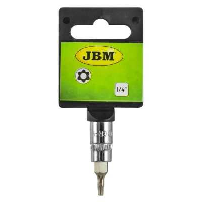 TÊTE POUR MANCHE TOURNEVIS TX - INV 8MM, CHROME