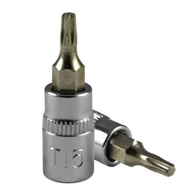 TÊTE POUR MANCHE TOURNEVIS (TX) 9MM, CHROME