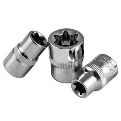3/8" TORX DOUILLE DU E12, CHROME