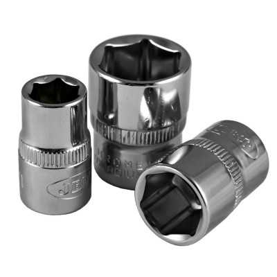 3/8" DOUILLE HEX 12MM, CHROME