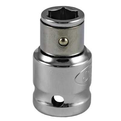 ADAPTATOR POUR TOURNEVIS 3/8" POUR EMBOUTS DE 8 MM - CHROMÉ