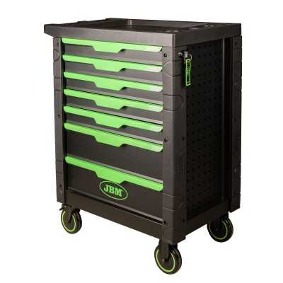 SERVANTE À OUTILS 7 TIROIRS - VERTE - EQUIPÉE
