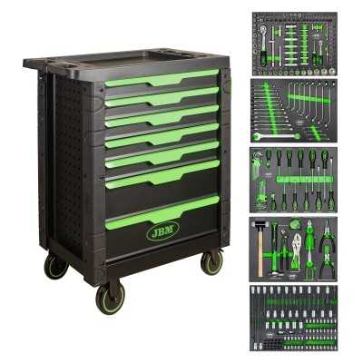 SERVANTE D'OUTILS 7 TIROIRS EQUIPÉ DE 276 PIÈCES