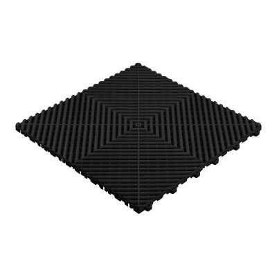 DALLE DE SOL EN PP NOIRE PERFORÉE