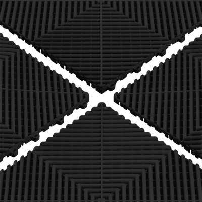 DALLE DE SOL EN PP NOIRE PERFORÉE