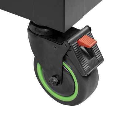 SERVANTE À OUTILS 11 TIROIRS - VERTE - VIDE - AVEC PANNEAU PERFORÉ – VIDE