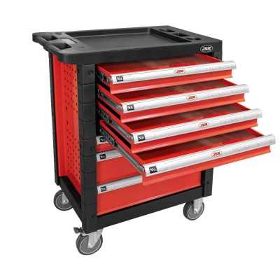 SERVANTE À OUTILS 7 TIROIRS VIDE - ROUGE